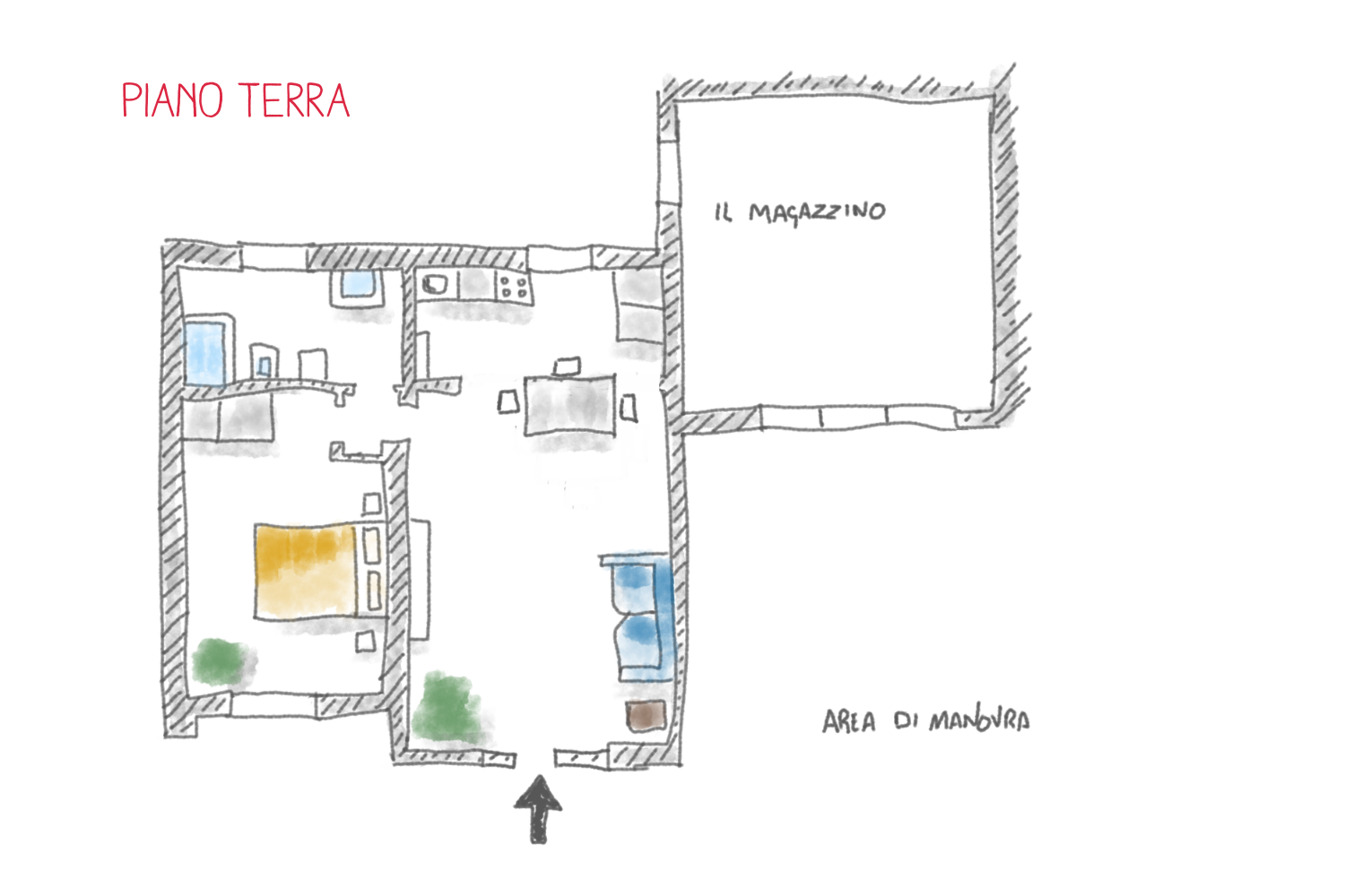 Planimetria Di Casa Borello Piano Terra