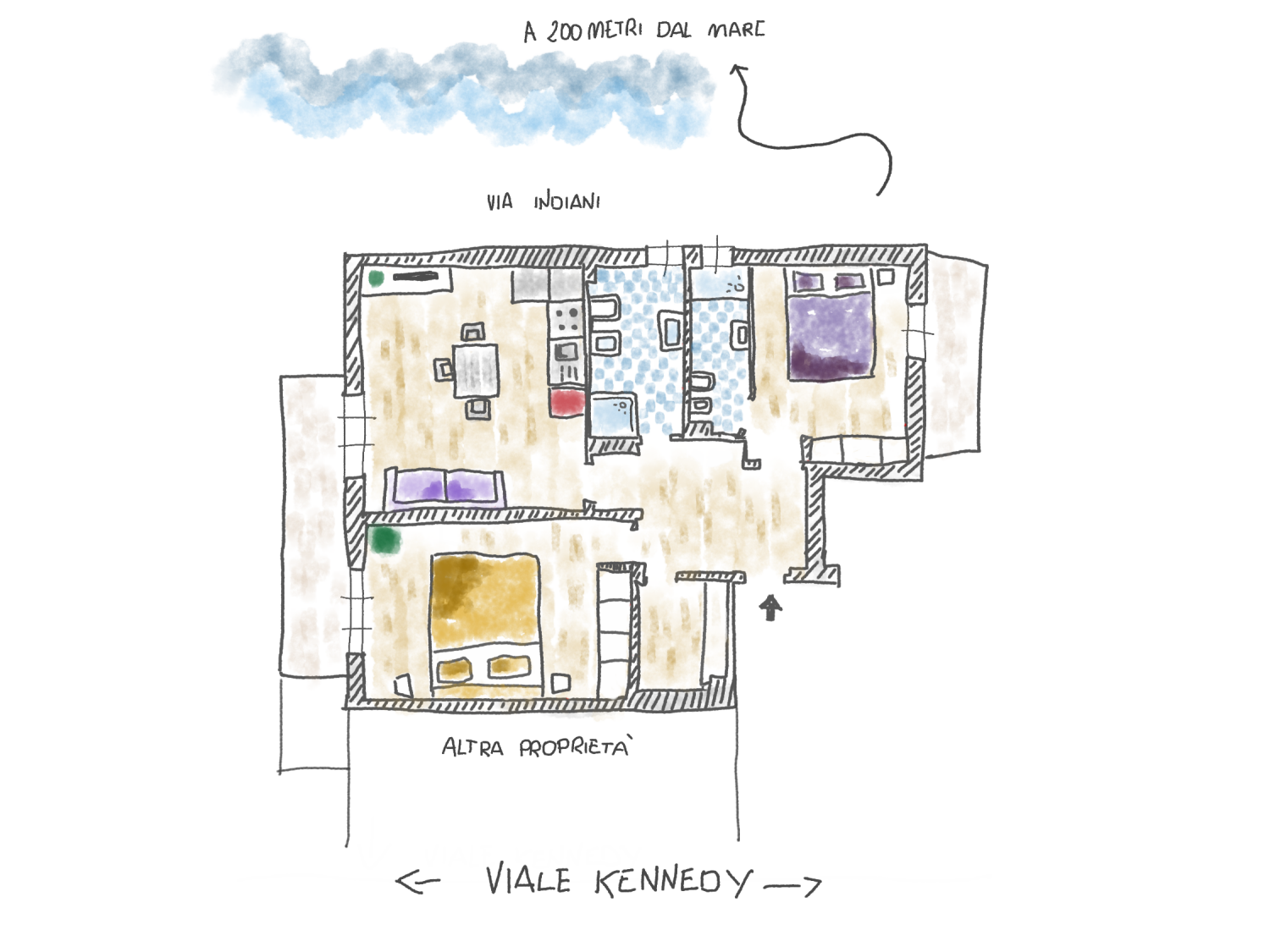Trilocale Diano Marina Viale Kennedy17
