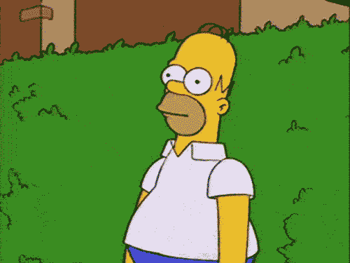 Scared Homer Simpson GIF By Reactionseditor